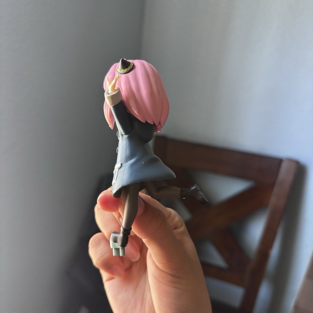 Spy x Family Anya Forger Figure Duffle Coat Uniform Anime PVC Collectible - Picture 4 of 5